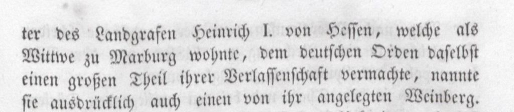Beiträge zur Geschichte des Weinbaus in Alt-Hessen, G. Landau, S. 160 ff - Ausschnitt Marburg2 - in: Zeitschrift des Vereins für Hessische Geschichte und Landeskunde-Band 3, 1843 www.fuldig.hs-fulda.de © CC0 1.0 Universal