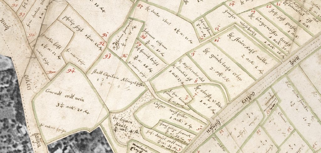 HiHistorische Flurkarte Marburg, 1720-1750, Ausschnitt Leymenkaut Quelle: https://www.lagis-hessen.de/maps/urkataster-plus © Urkatasterkarten Hessischer Städte by Hessisches Institut für Landesgeschichte is marked with CC0storische Flurkarte Marburg, 1720-1750, Ausschnitt Leymenkaut Quelle: https://www.lagis-hessen.de/maps/urkataster-plus © Urkatasterkarten Hessischer Städte by Hessisches Institut für Landesgeschichte is marked with CC0