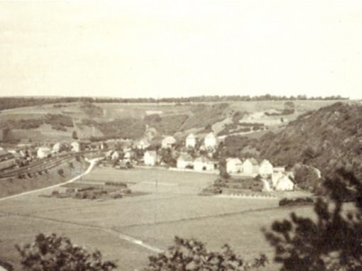 Blick auf Fachingen und die Reiserbach von Süden