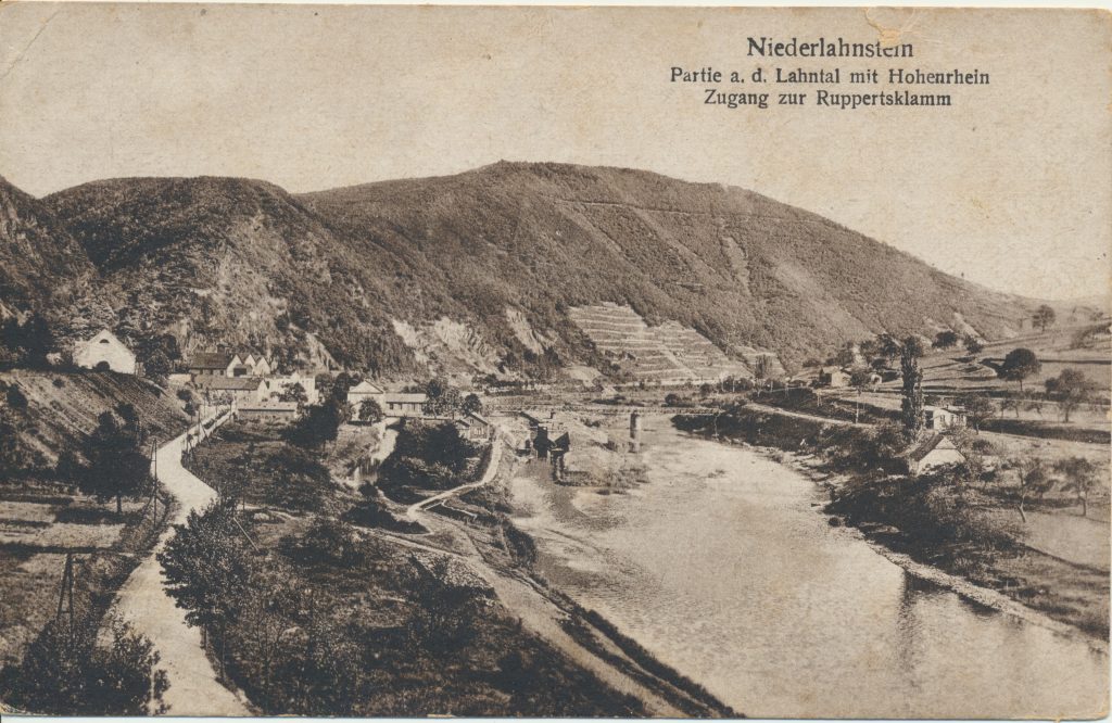 Postkarte Niederlahnstein, um 1910 © 2025 Stadtarchiv Lahnstein. Alle Rechte vorbehalten.