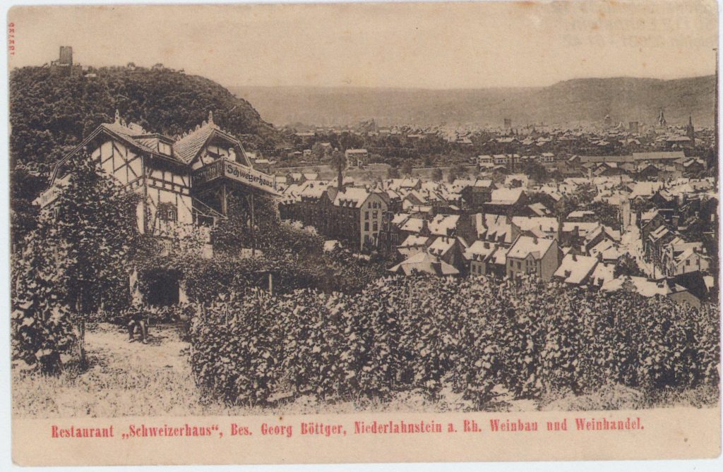 Postkarte Niederlahnstein, um 1910 (Lage Ascher) © 2025 Stadtarchiv Lahnstein. Alle Rechte vorbehalten.